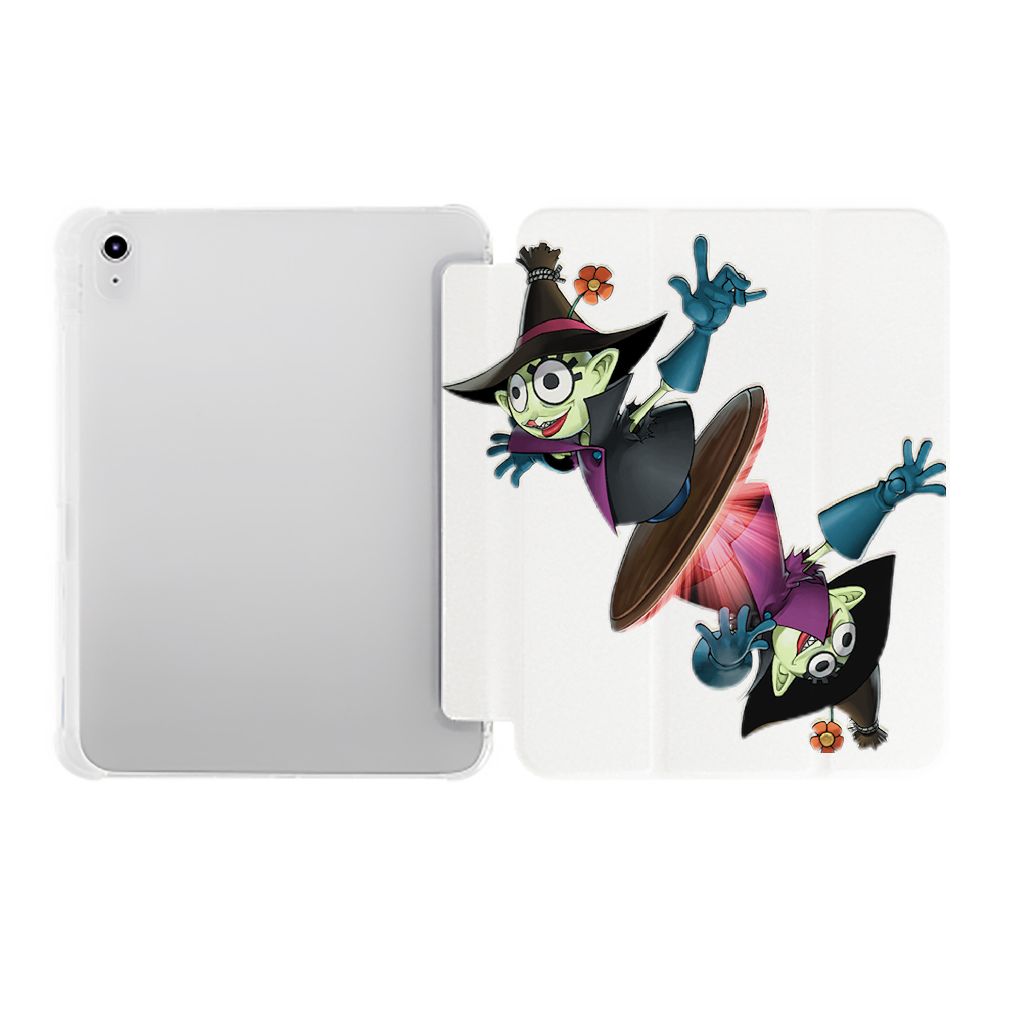 （画像用） 遊☆戯☆王 Yu-Gi-Oh! IPad ケース ペン収納付き 三つ折りスタンド PUレザー×シリコン 対応機種9.5/10.5/10.9インチ